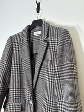 Load image into Gallery viewer, Isabel Marant Etoile Grey Plaid single button jacket, Size 38
