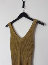 Load image into Gallery viewer, arket Gold Lurex Vest, Size M
