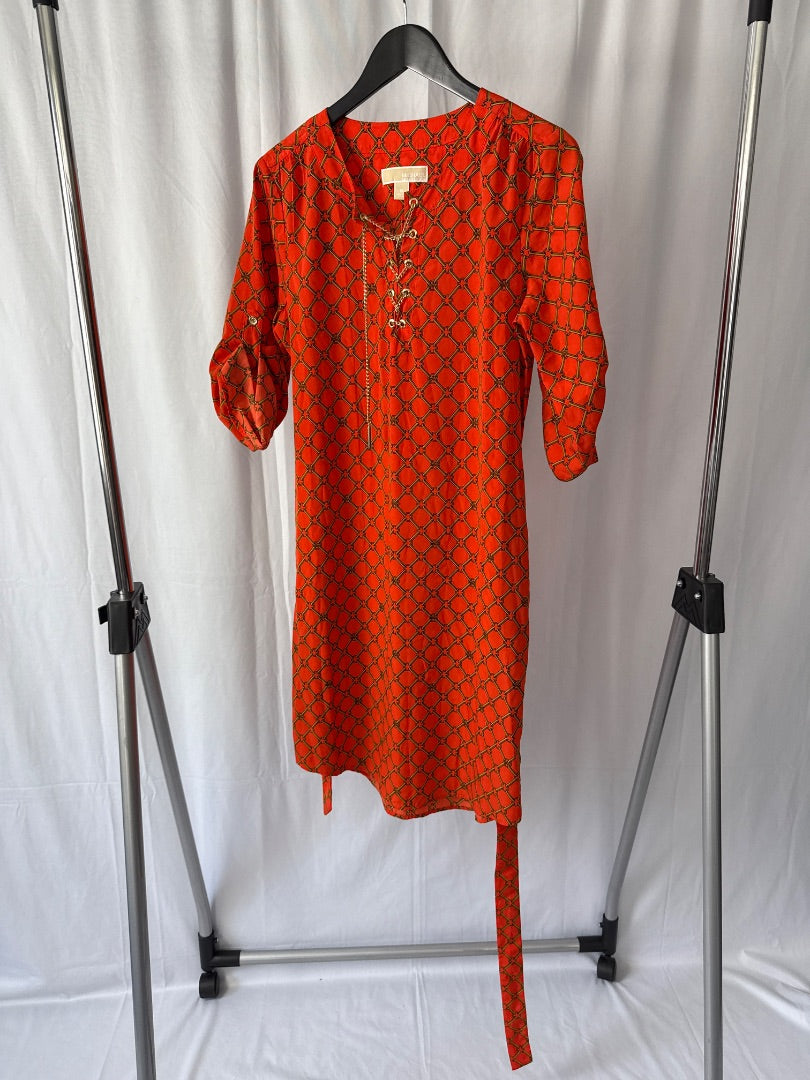 Chain detail dress Orange Dresses, Size M
