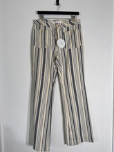 Load image into Gallery viewer, See by Chloe Blue Striped cotton trousers, Size 40
