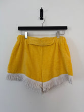 Load image into Gallery viewer, La Veste Yellow Towelling shorts, Size L
