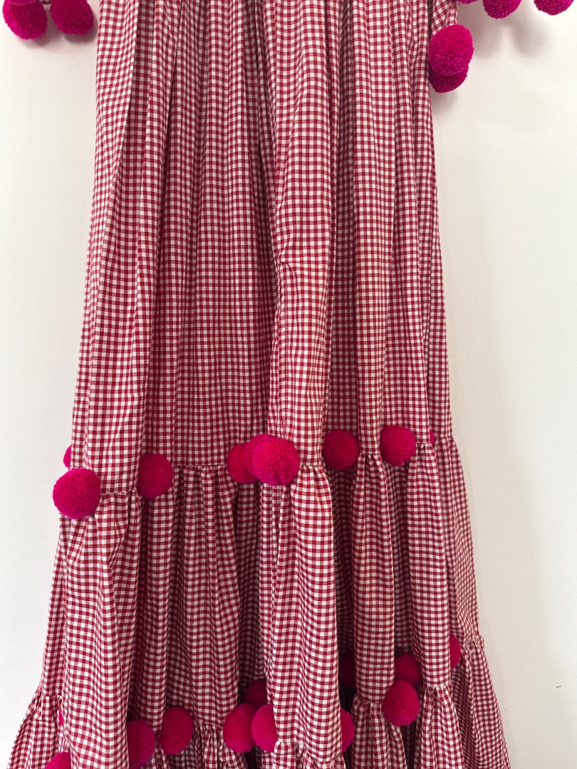Sundress Red Tops, Size M/L
