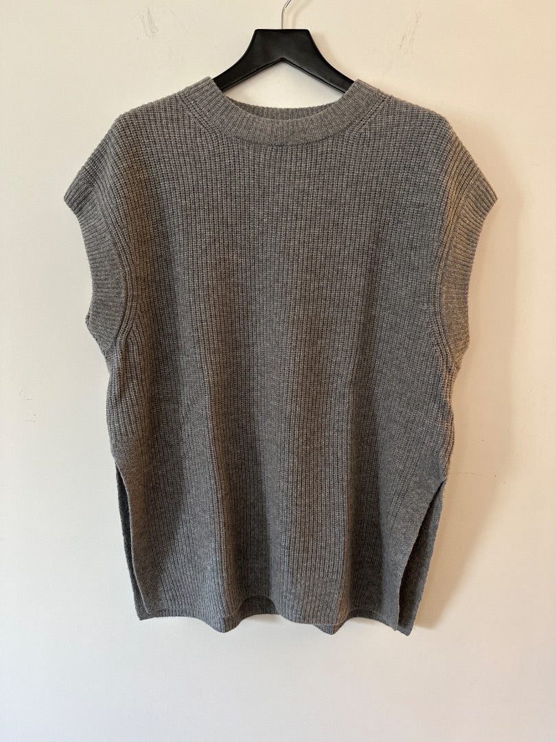 Jigsaw Grey Sleeveless vest, Size S