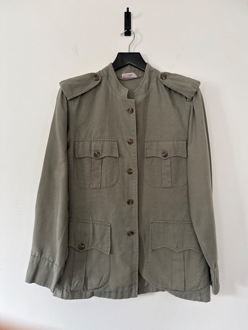seraphina Khaki Cotton jacket, Size L