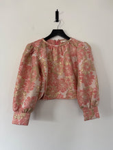 Load image into Gallery viewer, vita grace Peach Harper Lurex top, Size 8
