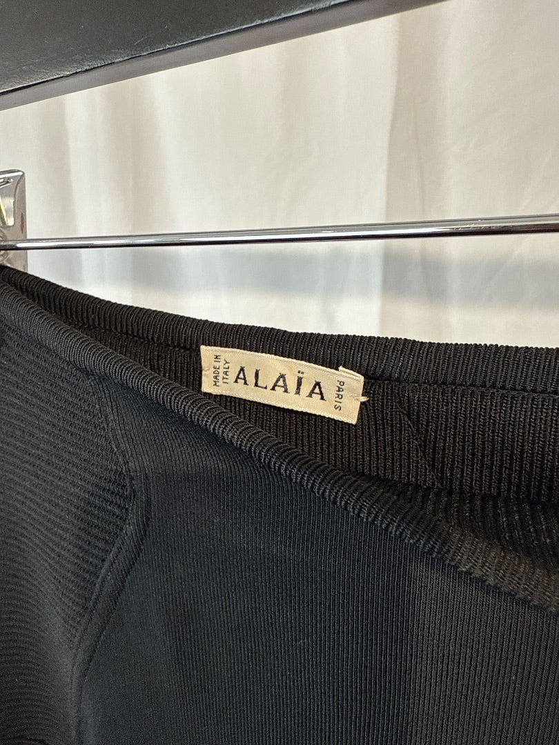 Alaia Black Vintage bodycon skirt, Size Medium