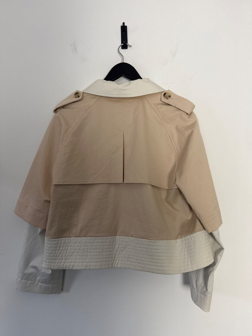 boss Tan Cropped trench, Size