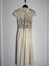 Load image into Gallery viewer, self portrait Ivory Guipere lace midi dress, Size 10
