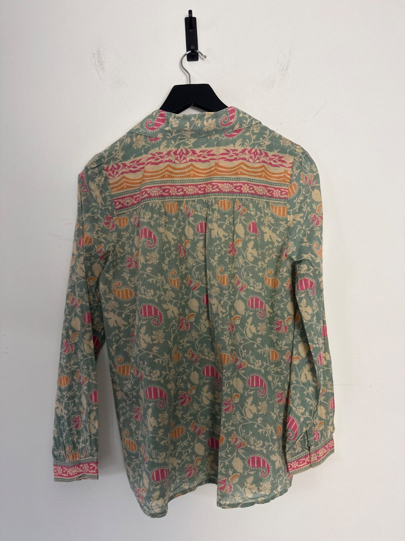 maison hotel Multicoloured Block print top, Size medium