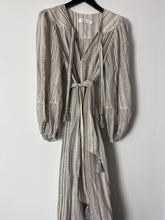 Load image into Gallery viewer, Zimmermann Ecru striped midi dress, Size 3
