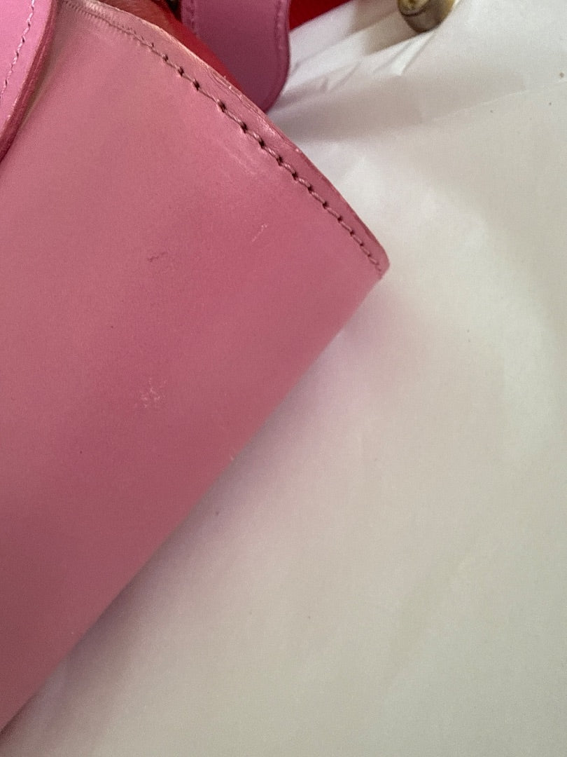 LPOL Pink Squiggle strap handbag, Size Small