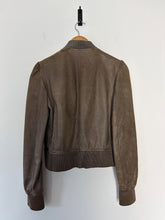 Load image into Gallery viewer, gucci Khaki Vintage leather jacket, Size 42
