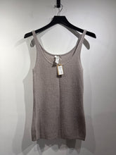 Load image into Gallery viewer, Eres Grey Cashmere tank top, Size s/m
