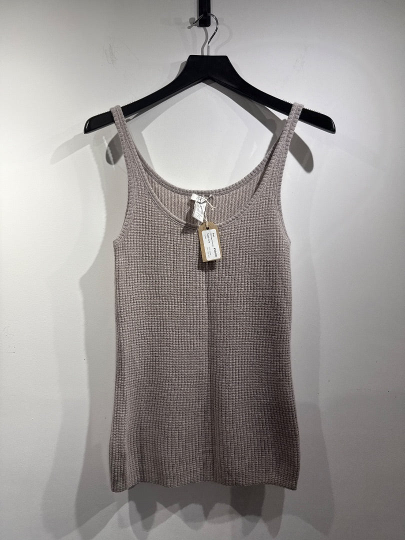 Eres Grey Cashmere tank top, Size s/m