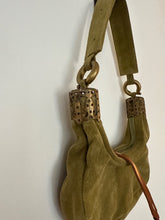 Load image into Gallery viewer, Chloe Khaki Vintage suede mini bag, Size Mini
