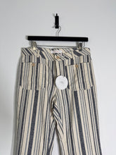 Load image into Gallery viewer, See by Chloe Blue Striped cotton trousers, Size 40
