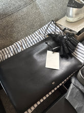 Load image into Gallery viewer, anya hindmarch Black Large tassel clutch, Size Medium
