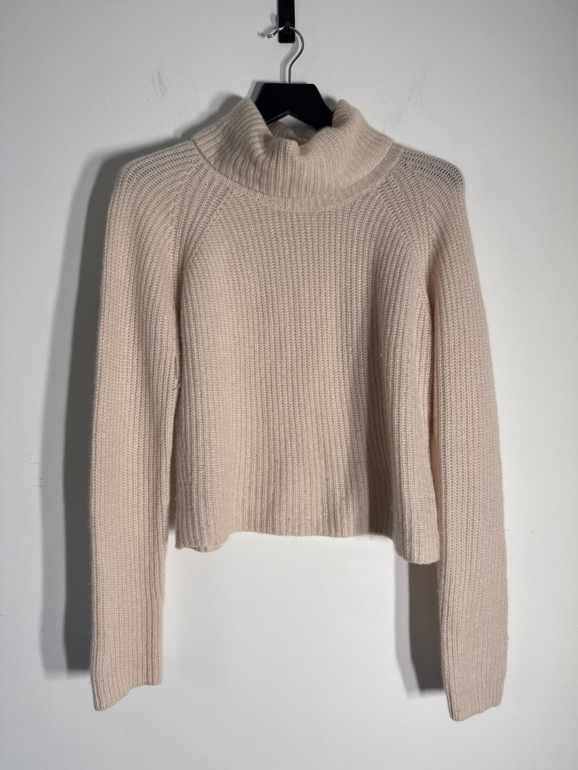 360 cashmere Pearl Cashmere roll neck, Size Medium