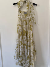 Load image into Gallery viewer, Jaeger Celadon Vintage dress and headscarf, Size 8
