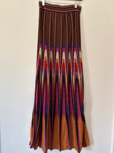 Load image into Gallery viewer, Missoni multicoloured knitted maxi skirt, Size 10
