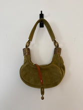 Load image into Gallery viewer, Chloe Khaki Vintage suede mini bag, Size Mini
