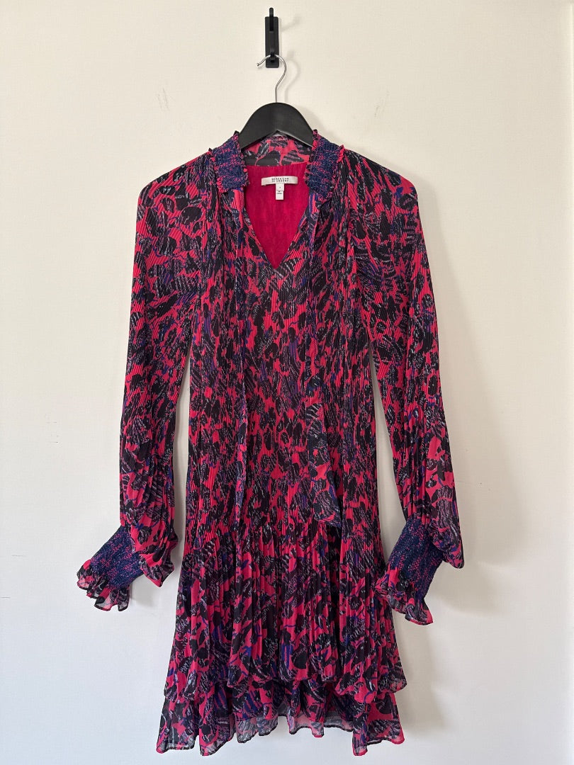 derek lam 10 crosby Pink Plisse drilled dress, Size US2