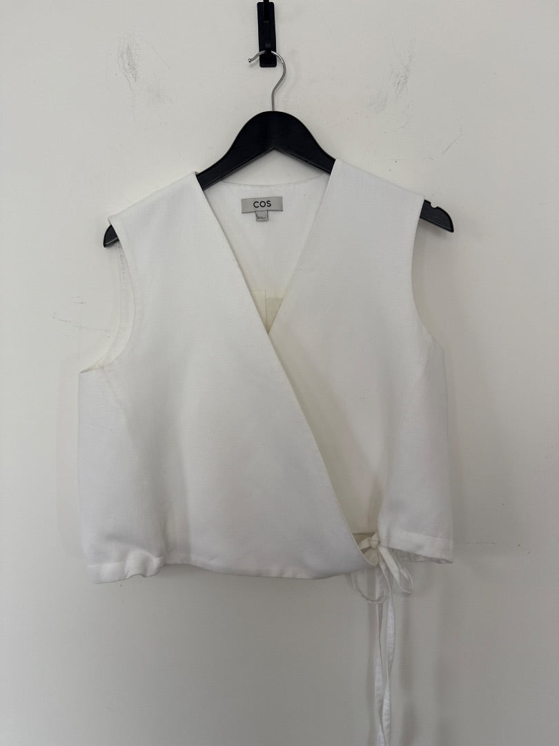 COS White Crossover top, Size 42
