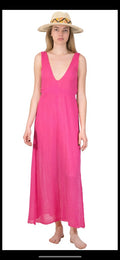 Ambas Italy magenta Emma Dress, Size One Size