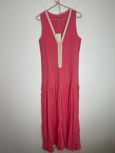 Load image into Gallery viewer, Ambas Italy Strawberry Pink Margherita Long Dress, Size 2
