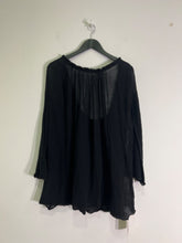 Load image into Gallery viewer, Ambas Black Eyelash tunic, Size One size
