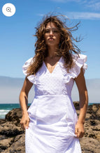 Load image into Gallery viewer, ODILE COLLECTIVE WHITE DAYLA white broderie anglaise dress, Size 3
