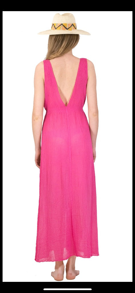 Ambas Italy magenta Emma Dress, Size One Size