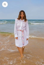 Load image into Gallery viewer, ODILE COLLECTIVE white COCO shirt dress, Size 3
