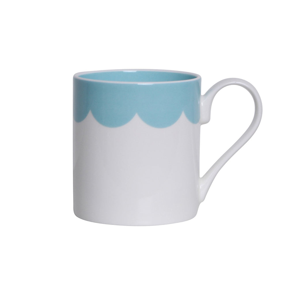 Addison Ross Blue Scallop Fine China Mug