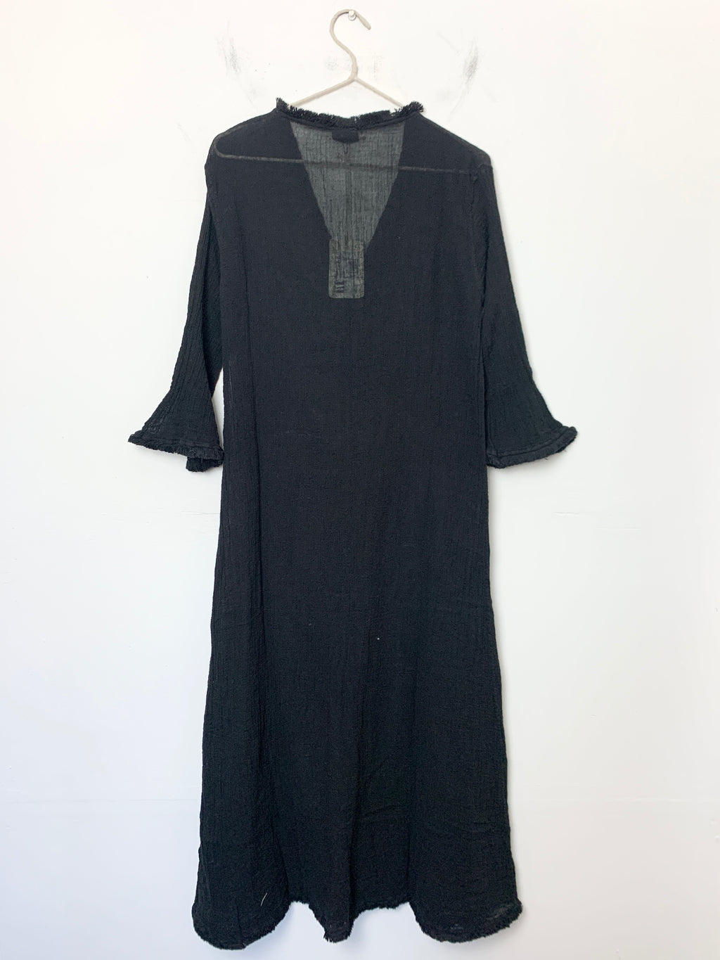 Ambas Italy Black Gea Beach Kaftan - Size 2