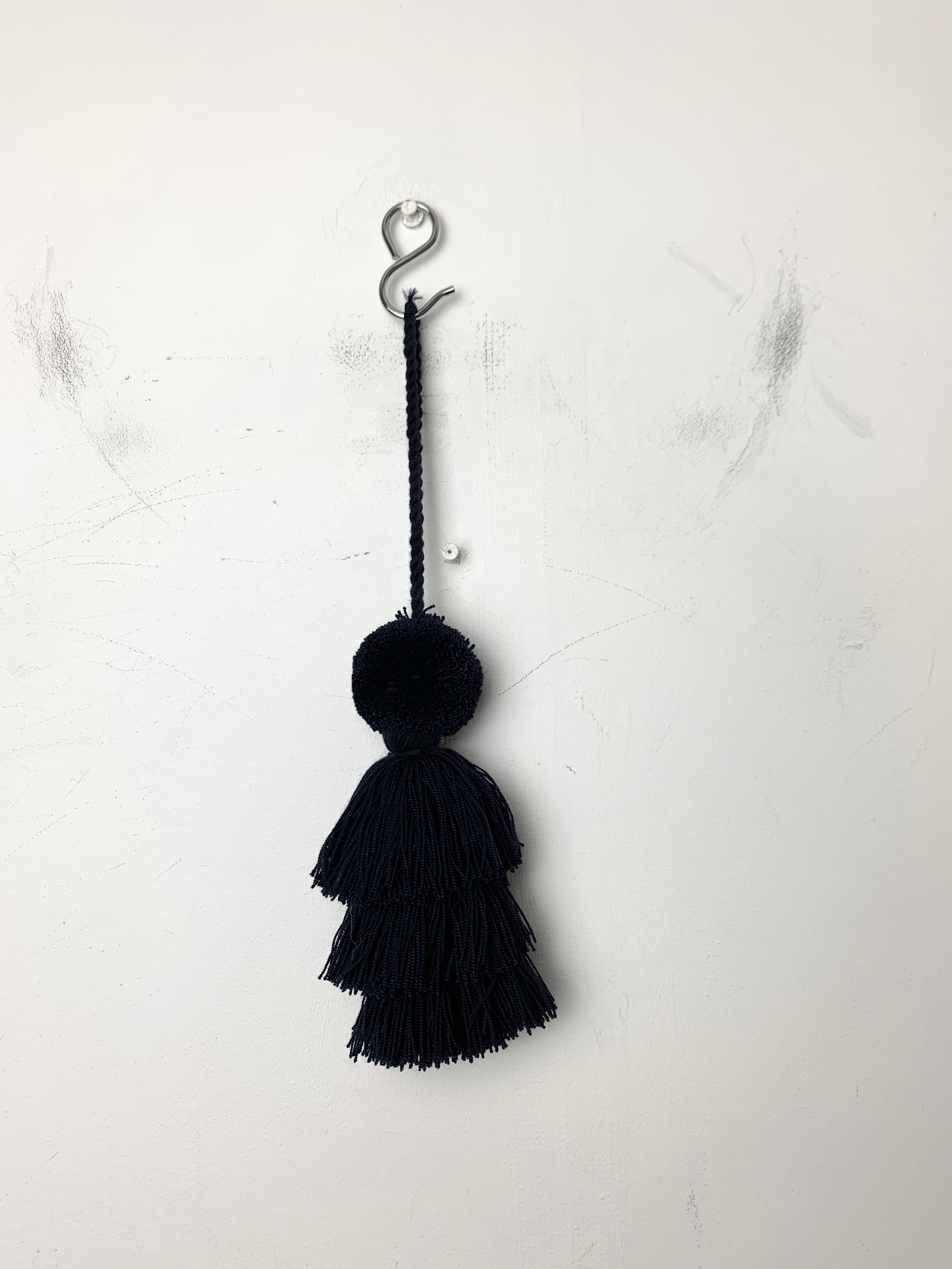 Columbia Collective Wayuu Navy Pom Pom Tassel