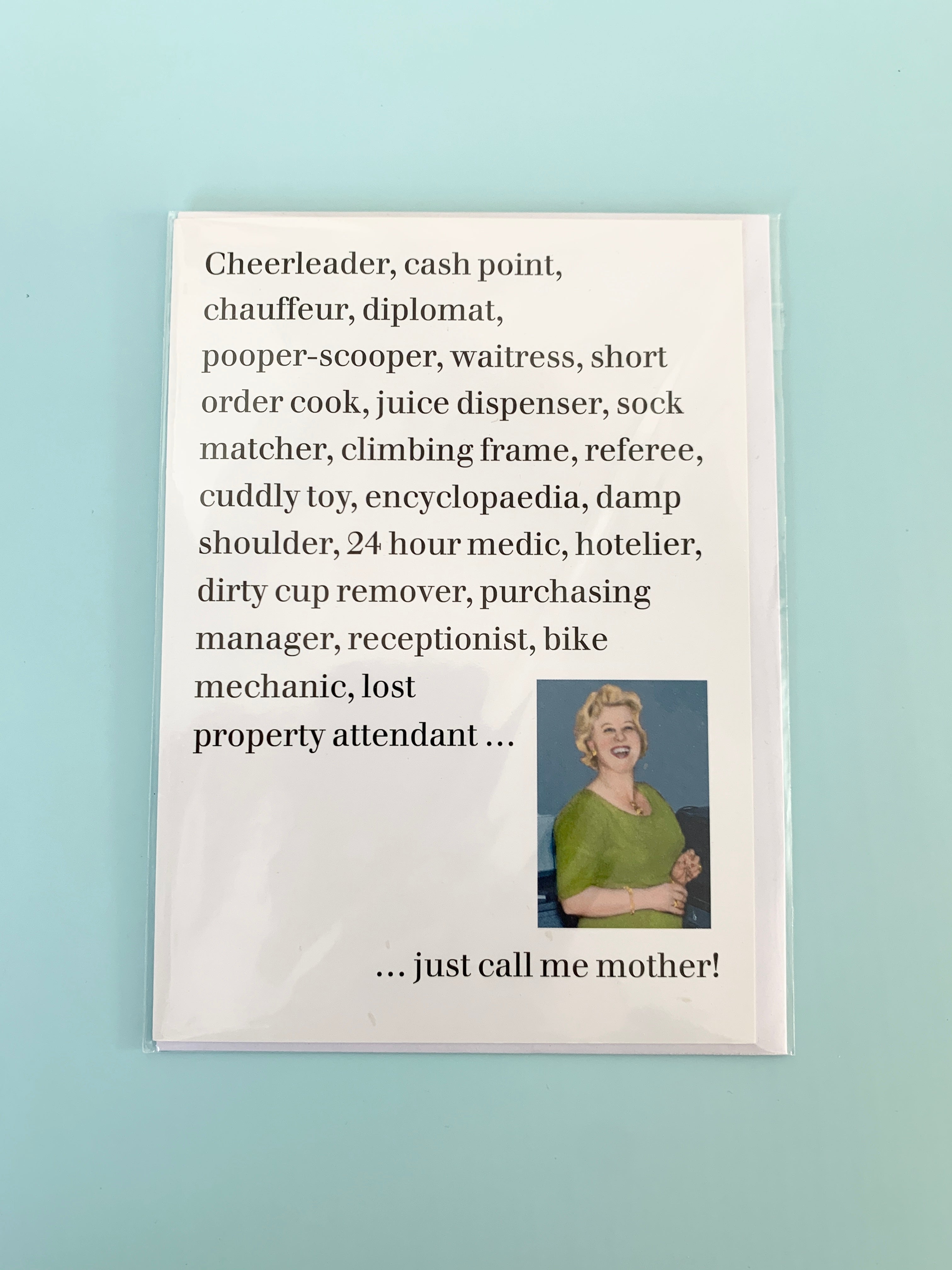 Cath Tate 'Just Call Me Mother' Greetings Card