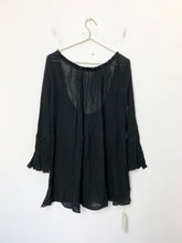 Load image into Gallery viewer, Ambas Italy Black Giggi Beach Cover Up - One Size
