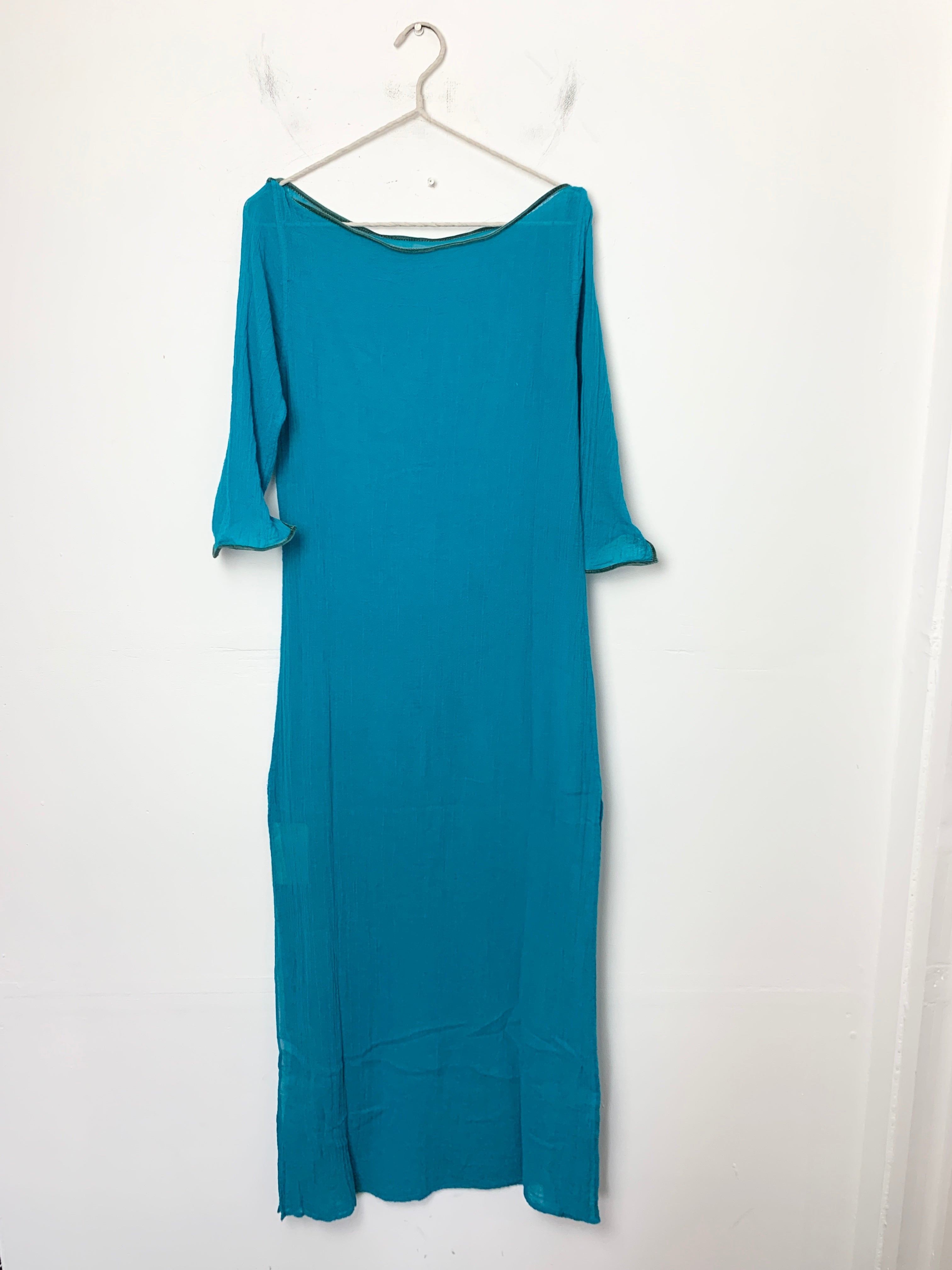 Ambas Italy Blue Marella Beach Kaftan - Size 1