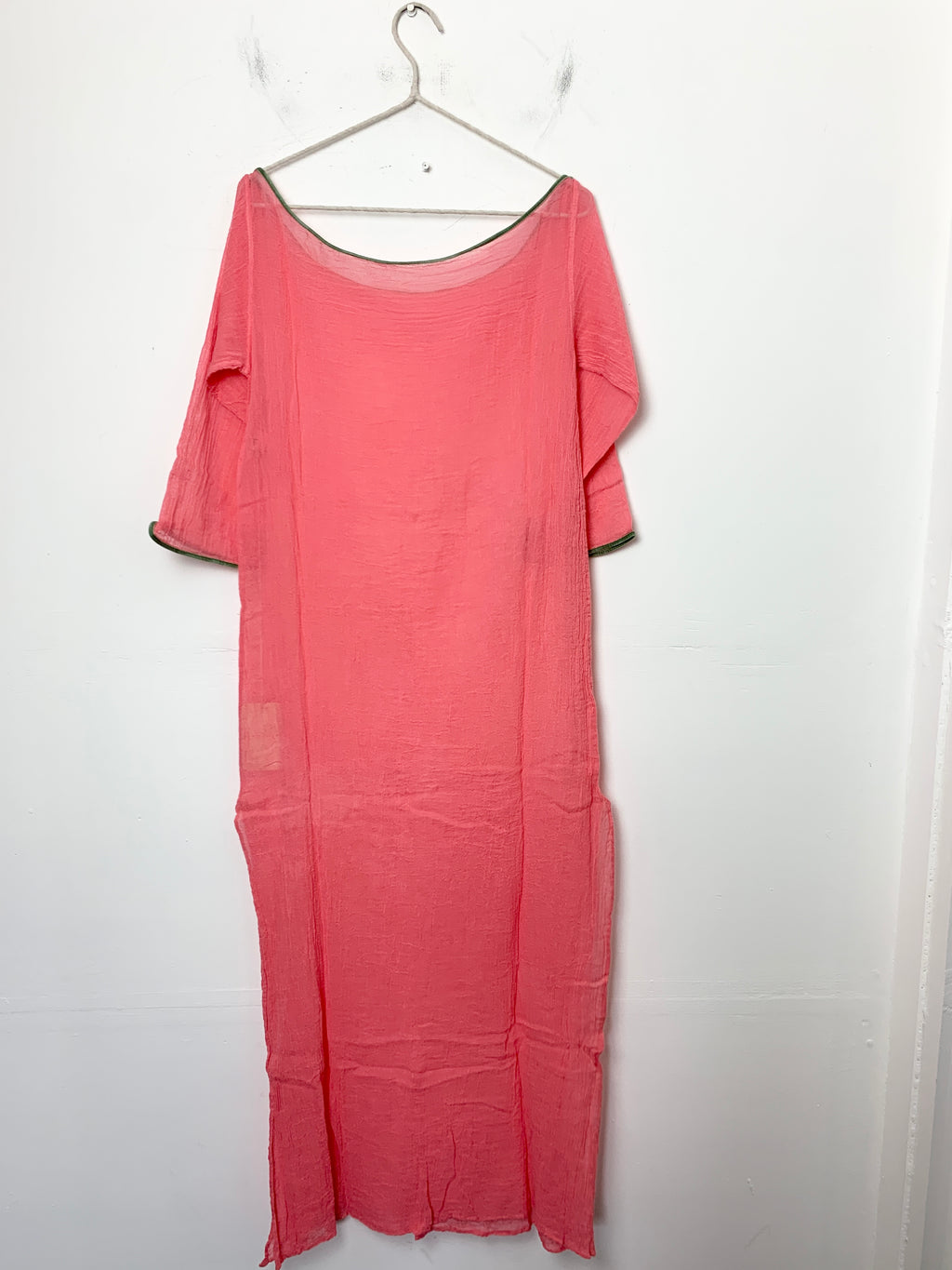 Ambas Italy Pink Marella Beach Kaftan - Size 2