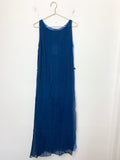 Ambas Italy Blue Fulvia Beach Kaftan - Size 2