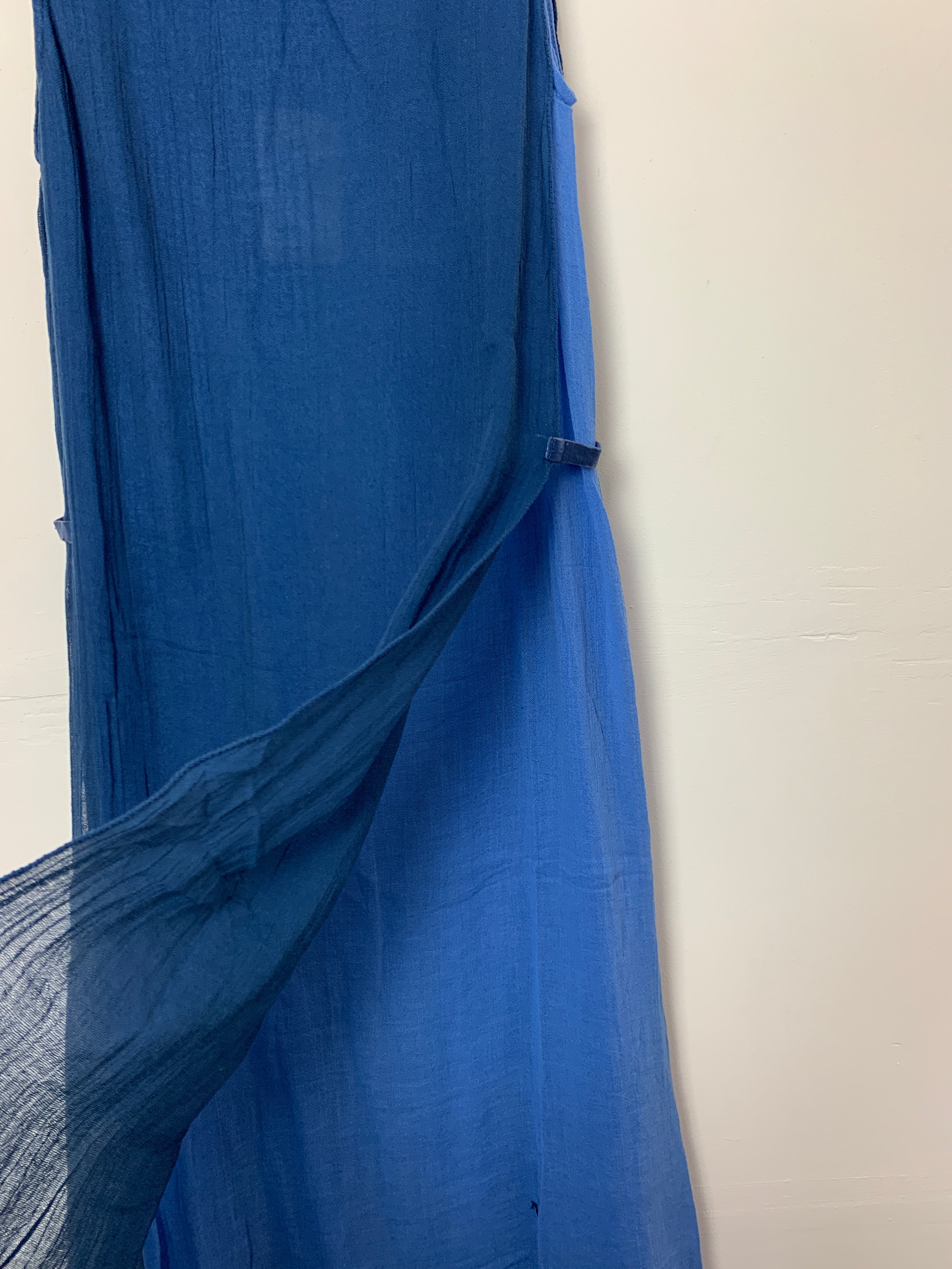 Ambas Italy Blue Fulvia Beach Kaftan - Size 2