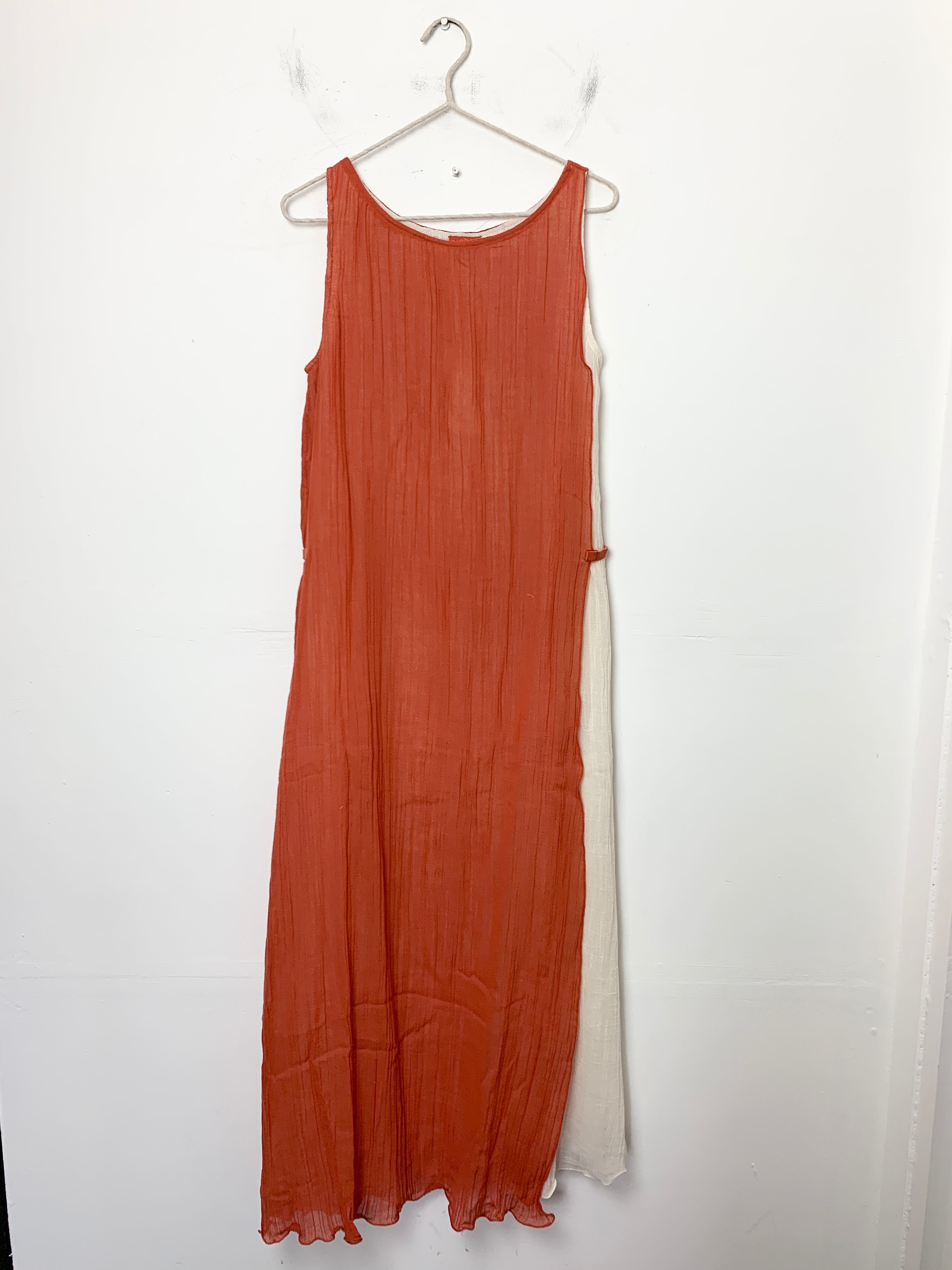 Ambas Italy Terracotta Fulvia Beach Kaftan - Size 2