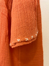 Load image into Gallery viewer, Ambas Italy Mandarine Pink Bubu’s Cotton Beach Shirt, Size S
