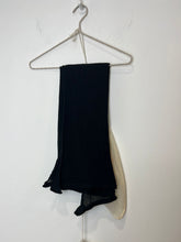 Load image into Gallery viewer, Ambas Italy Black Pareo Eyelash Cotton Wrap, Size O/S
