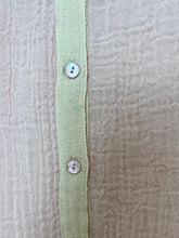 Load image into Gallery viewer, Ambas Italy Pale Pink Ruffolo Cotton Beach Shirt, Size M/L
