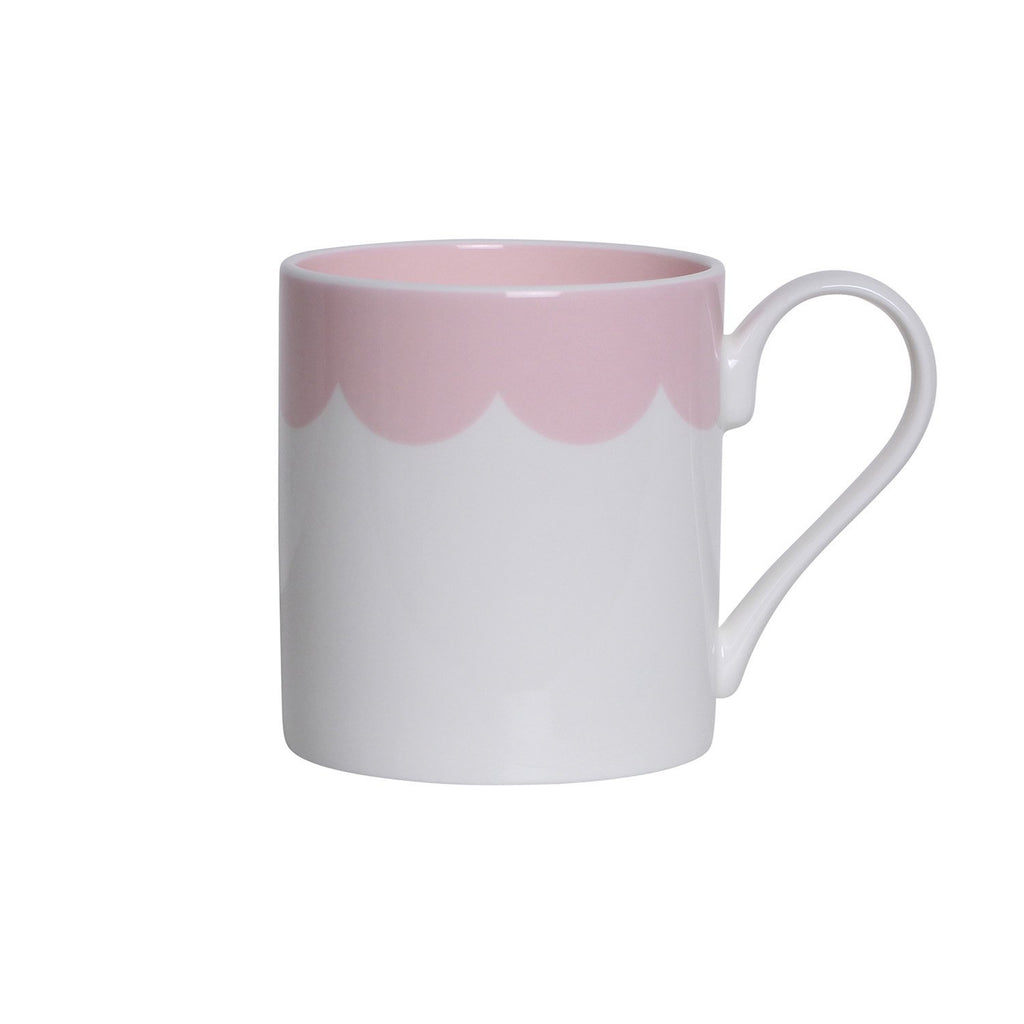 Addison Ross Pink Scallop Fine China Mug